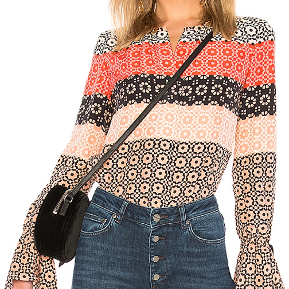 Derek Lam 10 Crosby Silk Flow Blouse